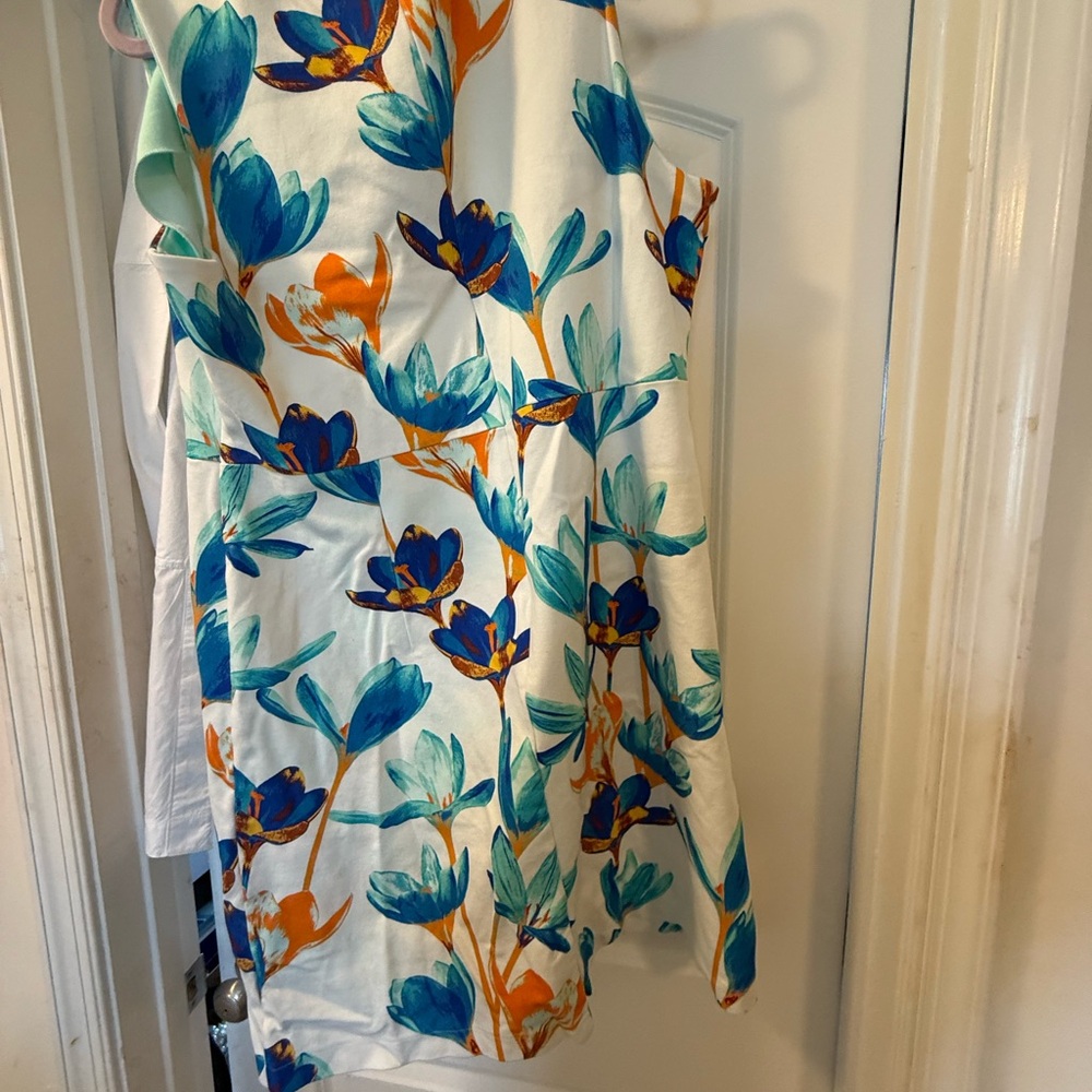 Vibrant Floral Print Dress